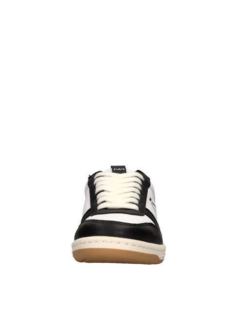 Sneakers in pelle ed ecopelle PAP | PAPD002 034BIANCO-NERO